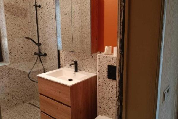 Rénovation d'une salle de bain à Rendeux 