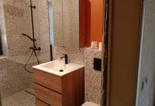 Rénovation d'une salle de bain à Rendeux 